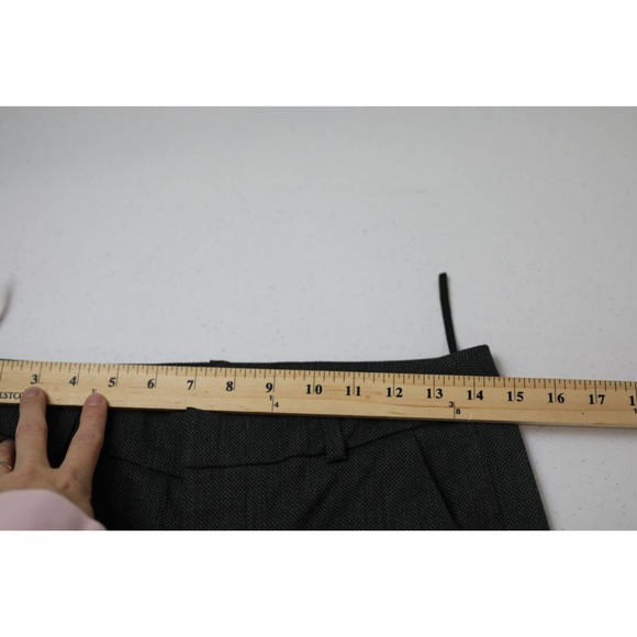 ZADIG&VOLTAIRE POSH STRIPE FRANGE CROPPED TROUSER BLACK EU 36 RAW HEM - Picture 9 of 14